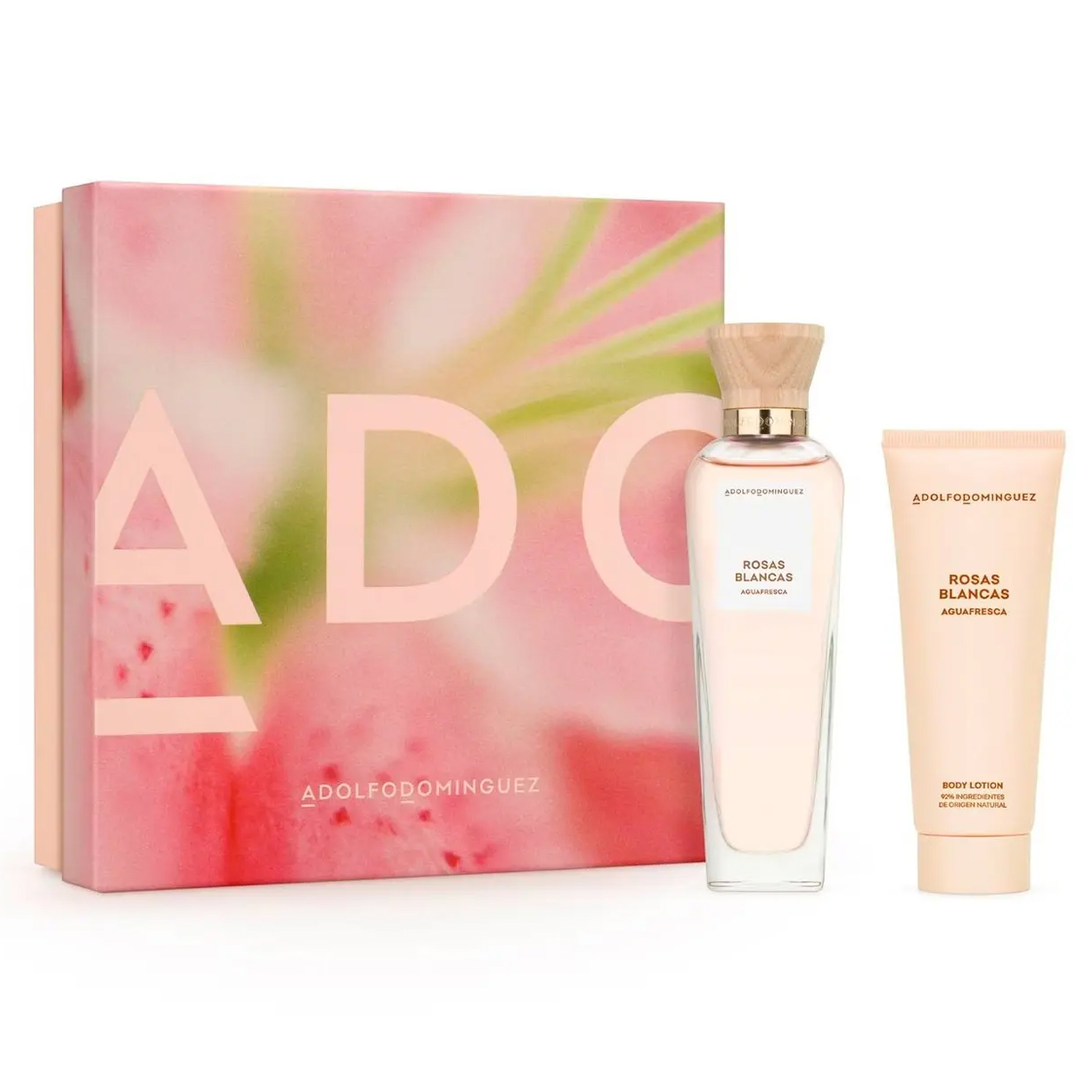 ADOLFO DOMINGUEZ COFRE AGUA FRESCA DE ROSAS BLANCAS EDT X 120 ML.